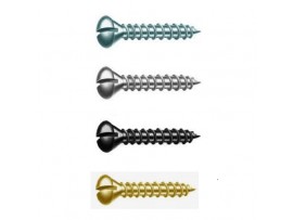 Kit screws self-tapping raised countersunk slotted DIN6953